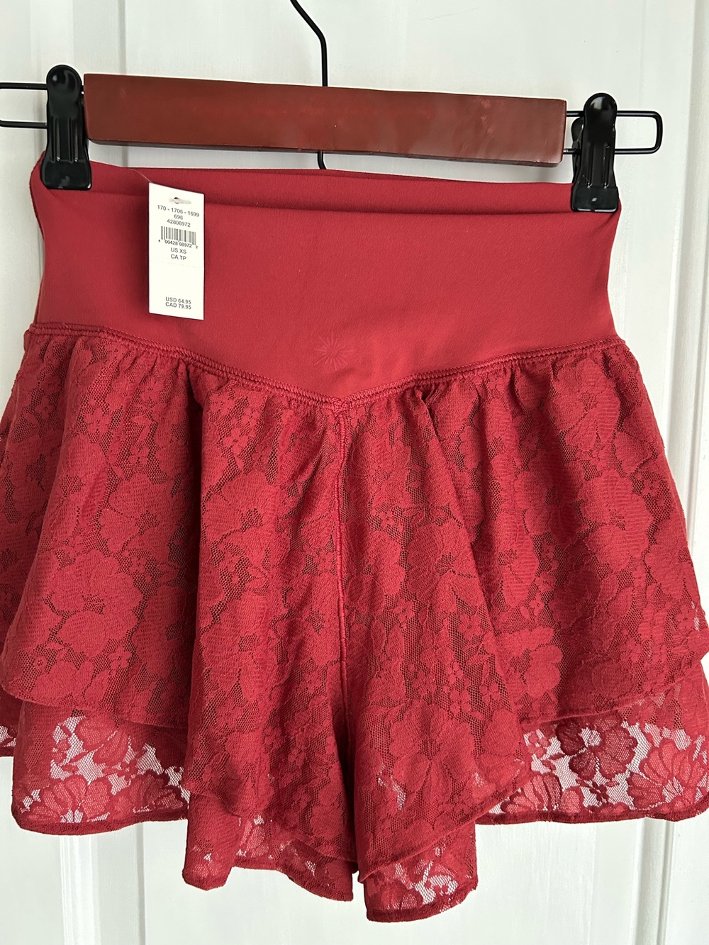 NWT Offline by Aerie Lace High-Waist Flowy Shorts